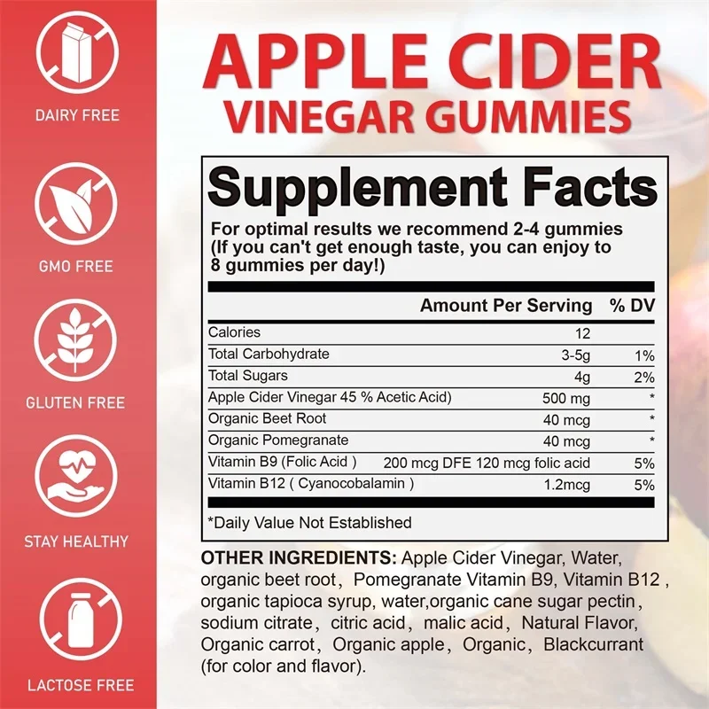 Apple Cider Vinegar Gummies -  - Garcinia Cambogia Extract recensione e prezzo