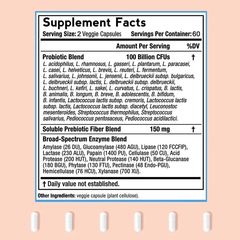 Probiotics 100 Billion - Suppo - Probiotic 60 Billion recensione e prezzo
