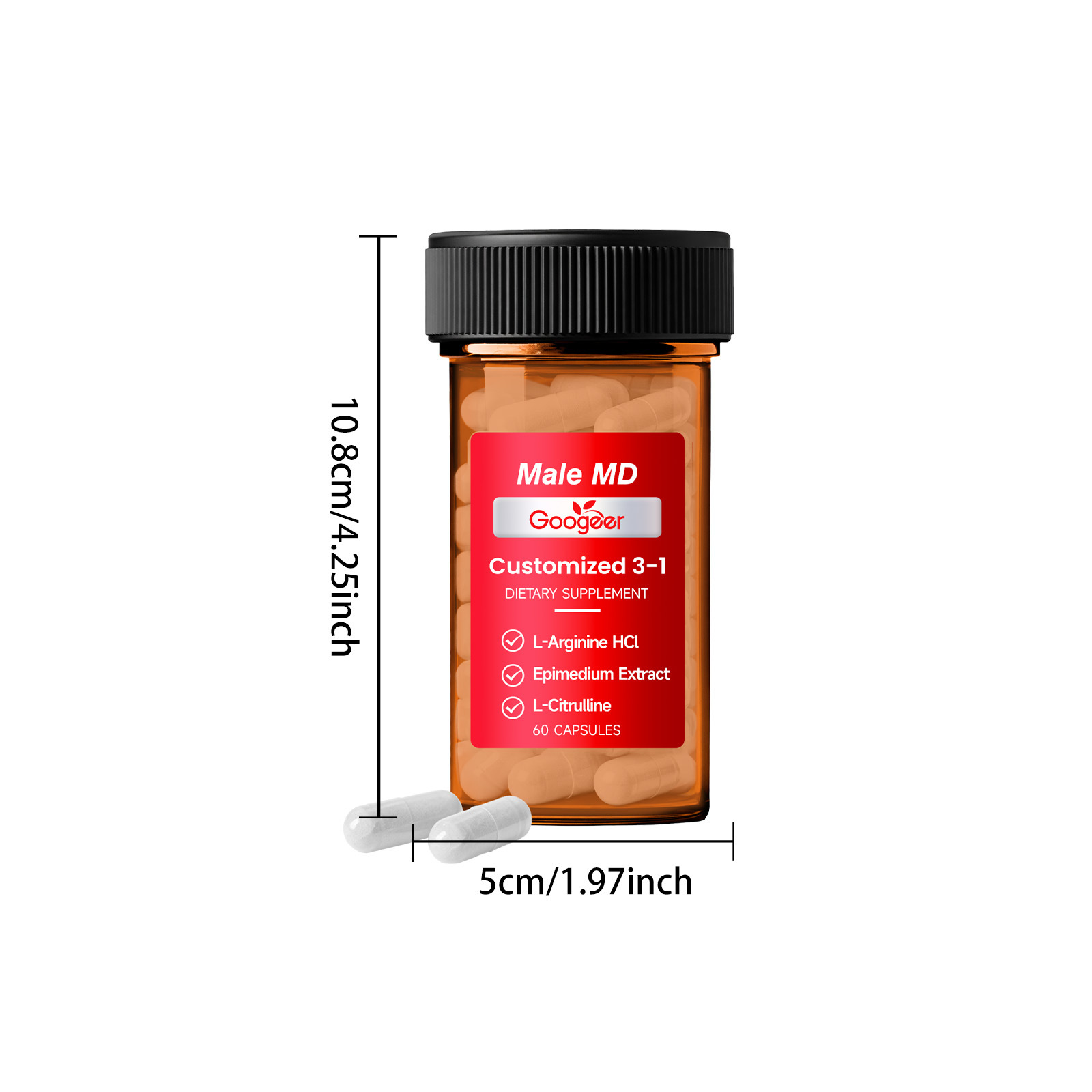 GOOGEER Men's Health Capsules  - Nutrition Fitness Health recensione e prezzo