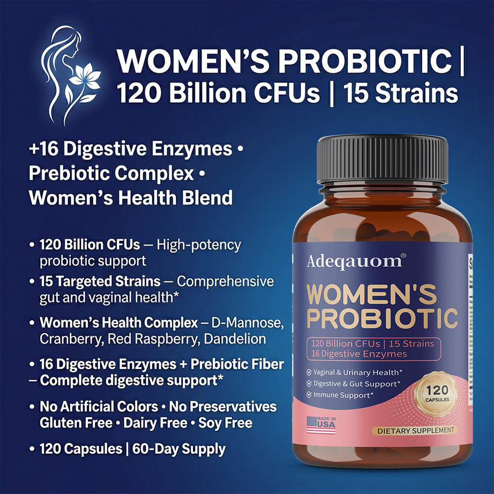 Women’s Probiotic Capsules 120 - Probiotic 60 Billion recensione e prezzo