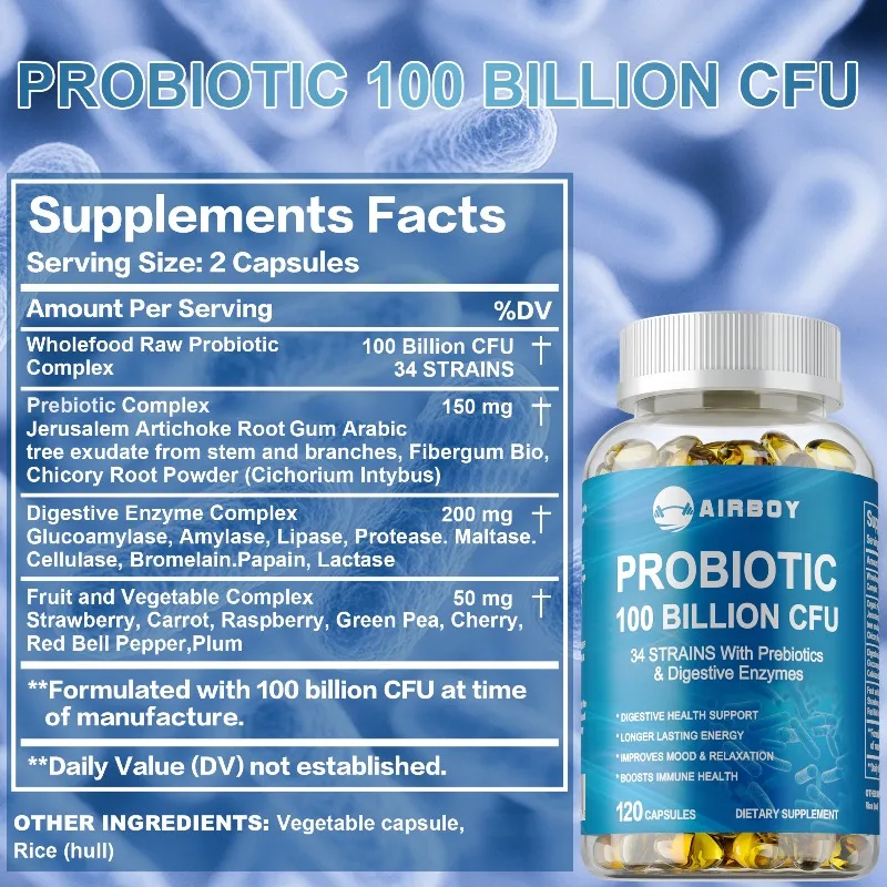 Probiotics 100 Billion CFU - I - Probiotic 60 Billion recensione e prezzo