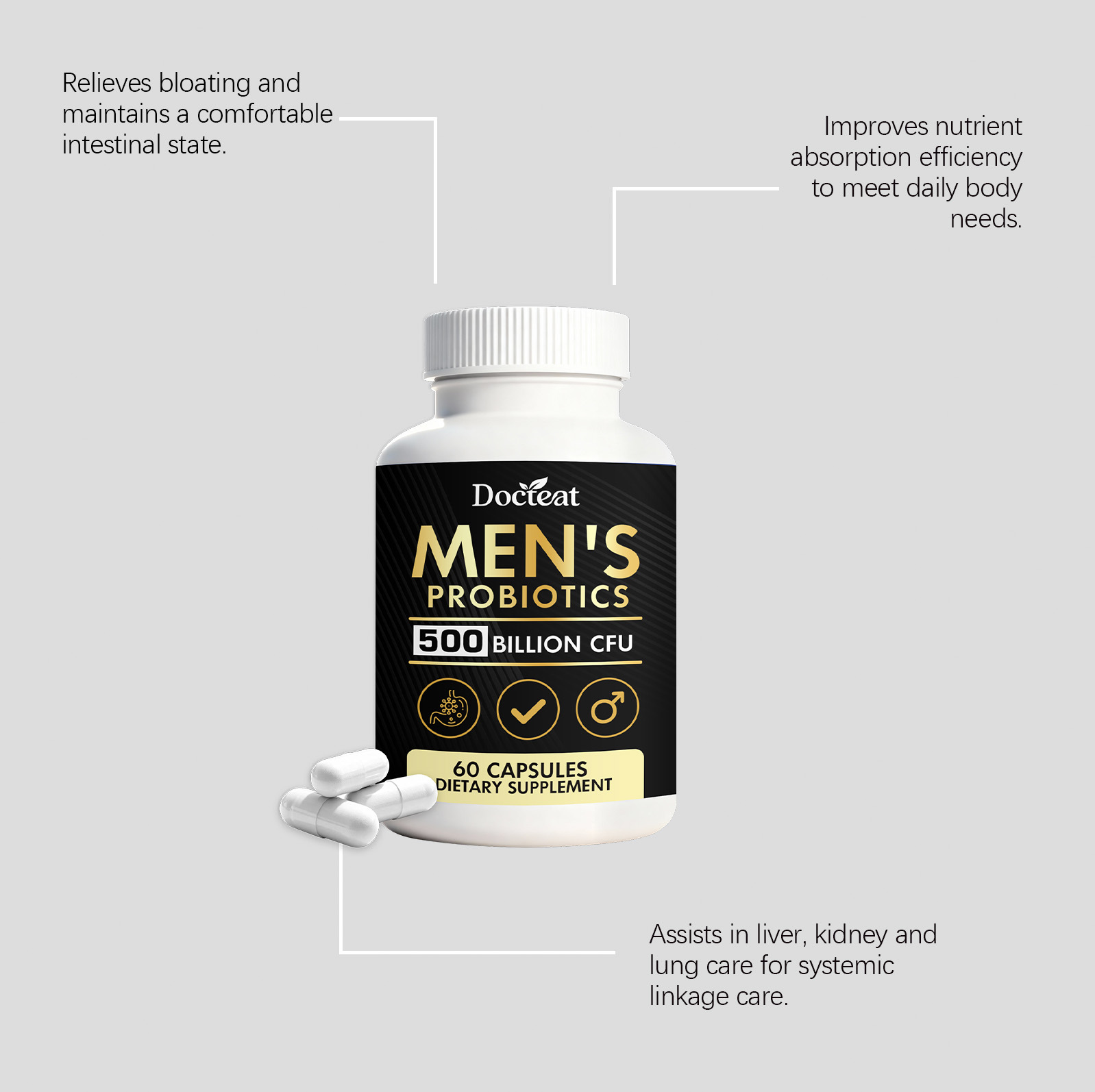 GOOGEER Men's Health Capsules  - Nutrition Fitness Health recensione e prezzo