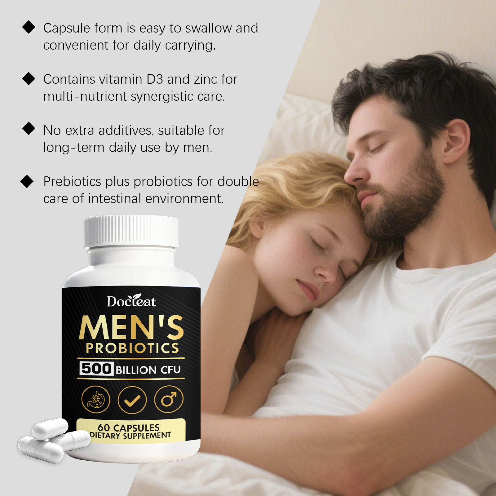 GOOGEER Men's Health Capsules  - Nutrition Fitness Health recensione e prezzo