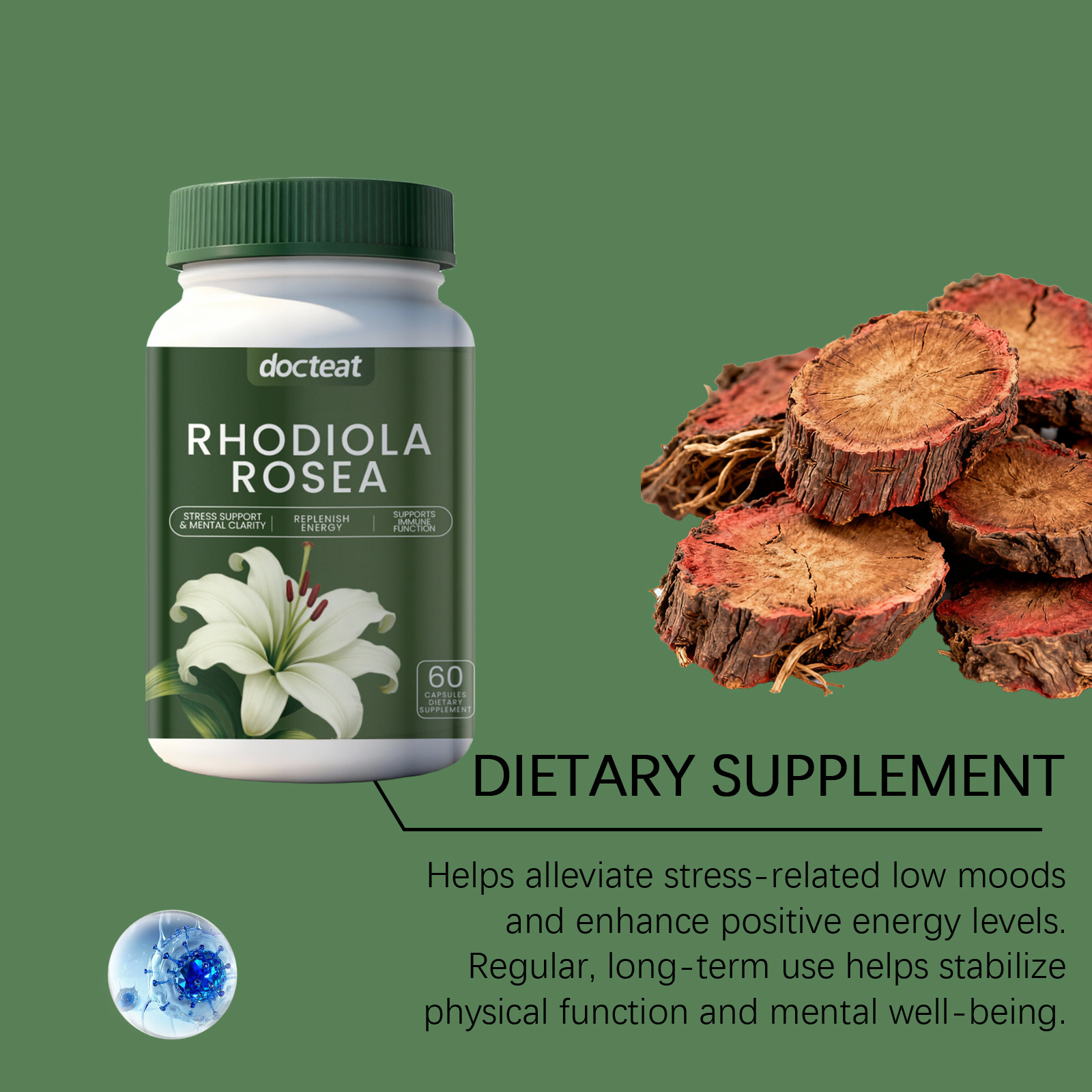 DOCTEAT Men's Health Capsules  - Nutrition Fitness Health recensione e prezzo