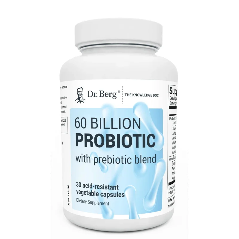 Dr. Berg 60 Billion 10 Strains - Probiotic 60 Billion recensione e prezzo