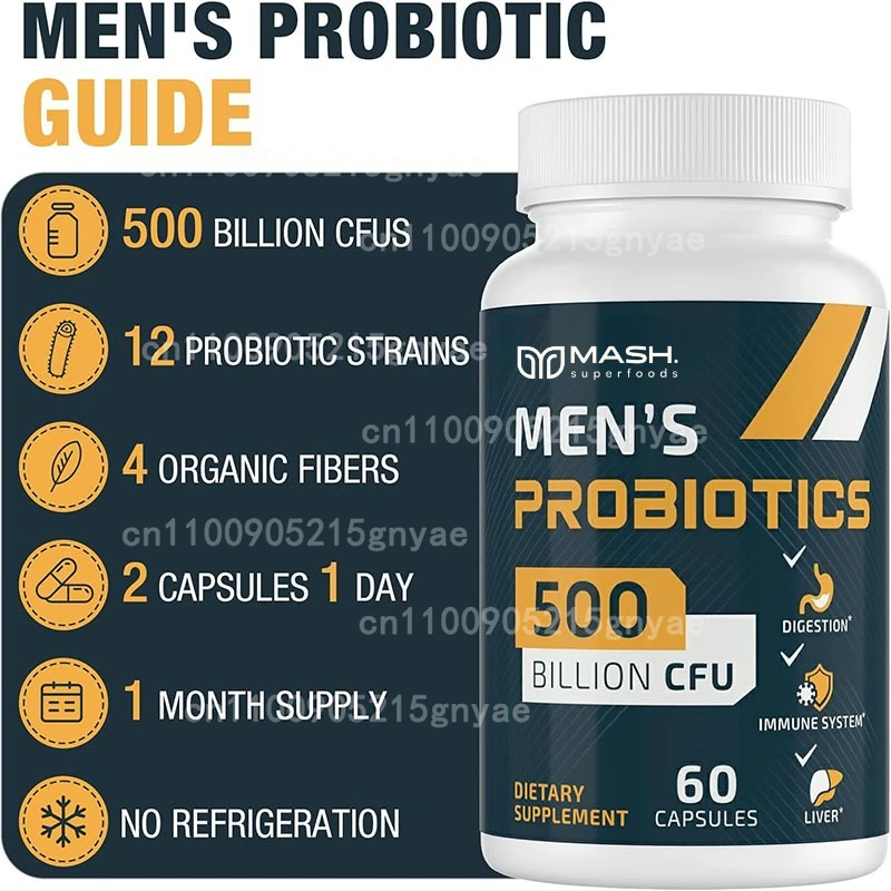 60 Capsules Male Probiotics 50 - Probiotic 60 Billion recensione e prezzo