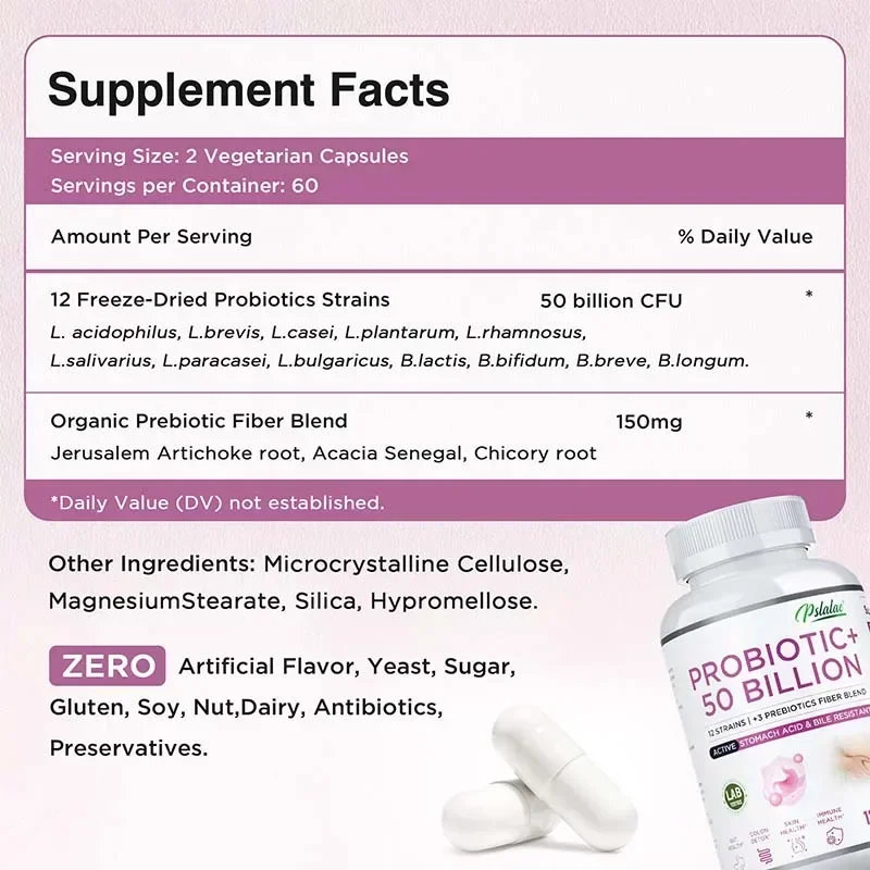 Probiotics 50 Billion - 12 Str - Probiotic 60 Billion recensione e prezzo
